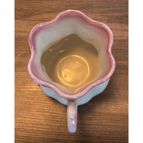 Vintage Hand Painted Victorian 2” Mini Coffee? Teacup - Picture 4 of 5